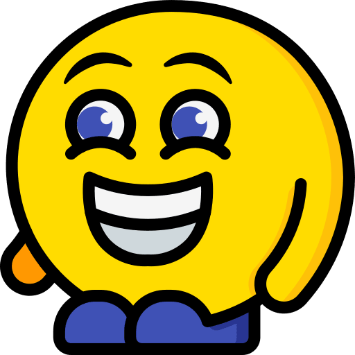 Grinning